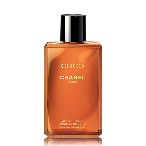 chanel coco shower foaming gel.